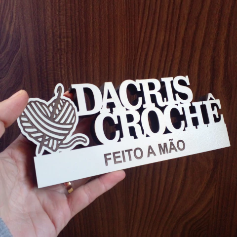 PLACA / LETREIRO DE MESA PARA FOTOS DE PRODUTOS MDF GRAVADO - comprar online