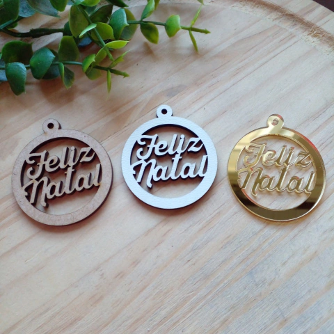 10 ENFEITES DE NATAL BOLA SIMPLES