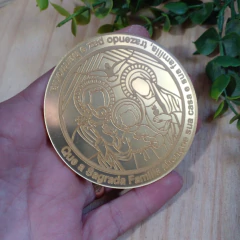 APLIQUE ACRILICO /MEDALHÃO SAGRADA FAMILIA 5 ou 7 CM - loja online