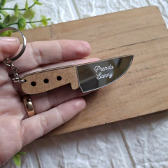 10 CHAVEIROS MINI FACA COM GRAVAÇÃO - comprar online