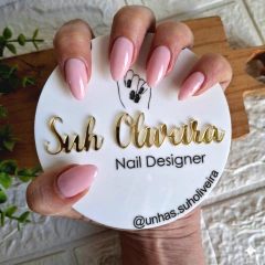Plaquinha Expositor Foto de Unhas Manicure Nail Designer na internet