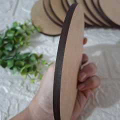 10 BOLACHAS/BASE PARA ARTESANATO OVAL 10 X 13 CM - MDF CRU 6mm na internet