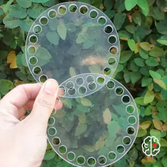 BASE CROCHÊ ACRÍLICO CRISTAL REDONDA na internet