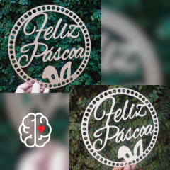 BASE CROCHE PASCOA FELIZ PASCOA - comprar online