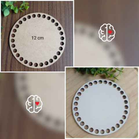 BASE CROCHE 12 CM REDONDA - comprar online