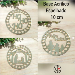 BASE CROCHE NATAL LUXO - 10 CM