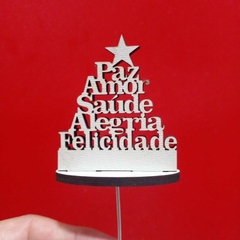 ENFEITE DE CHIMARRÃO NATAL MDF - pacote na internet