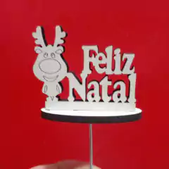 10 ENFEITES DE CHIMARRÃO NATAL MDF - comprar online