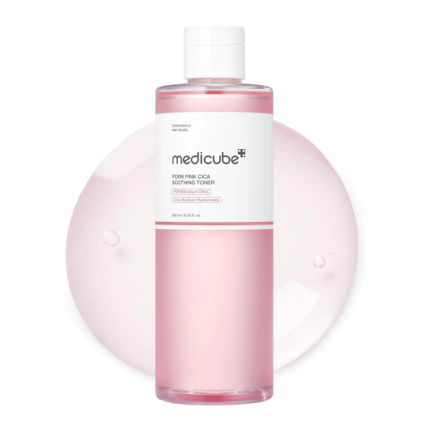 MEDICUBE PDRN PINK CICA SOOTHING TONER 250ML - comprar online