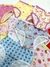 Kit com 5 calcinhas com estampas variadas - 96% algodão e 4% elastano - loja online