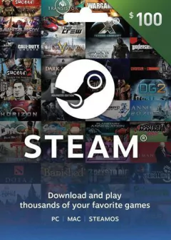 100 USD Steam key card