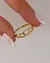 ANILLO CORAZONES CALADOS DORADOS