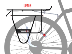 LEN portaequipaje C/ guardabarro (GBT) - IOZZER