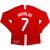 Jersey Retro Manchester United Local 2007-08 Manga Larga + Parches Final UCL RONALDO 7 - Rápido 2 días - comprar en línea