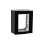 Caixa sobrepor 95x75mm 3 postos preto MarGirius