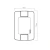 Placa 1 Posto Horizontal 4x2 Tramontina Aria Branca - comprar online