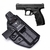 Coldre Magnum Velado Interno Iwb em kydex Canhoto - TAURUS TS9