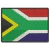 Patch Bordado Fecho de Contato - Bandeira África do Sul
