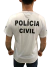 CAMISETA BRANCA POLICIA CIVIL MANGA CURTA NOVO - Casulos Artigos Militares
