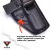 Coldre Magnum Velado Interno Iwb em kydex Canhoto- GLOCK - G19, G19X, G23, G25, G45 - Casulos Artigos Militares