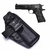 Coldre Magnum Velado Interno Iwb em kydex Destro- M911A1 - 1911 (sem trilho tático)