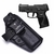 Coldre Magnum Velado Interno Iwb em kydex Destro- TAURUS G2C
