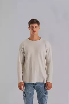 REMERA SWEATER WAFFLE MANGA LARGA en internet