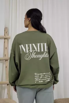 Imagen de BUZO INFINITE CUELLO REDONDO OVERSIZE RUSTICO