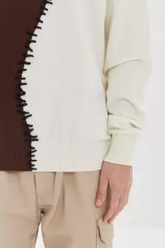 SWEATER HALF COMBINADO 1003 - heybro indumentaria y calzado