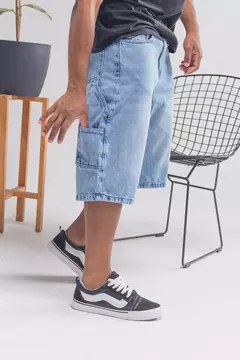 BERMUDA BAGGY SKATER JEAN NEW MENS BRAND - heybro indumentaria y calzado