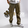 PANTALON CARGO CARPINTERO VERDE GABARDINA SV