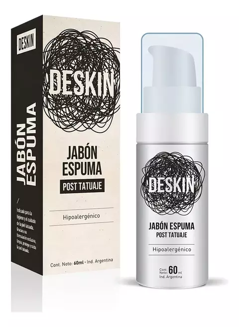 DESKIN JABÓN ESPUMA HIPOALERGÉNICO POST TATUAJE 60ML