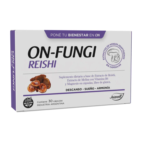 ON FUNGI REISHI DESCANSO SUEÑO MELISA MAGNESIO X30 CAPSULAS