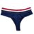 Fio duplo PATTY - Calcinha fio duplo com Elástico Tricolor na cintura forro de Algodão - 3k lingerie