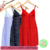 KIT 3 KIT 3 Camisola MALU - Camisola estampada PLUS SIZE e REGULAR de liganete e renda forrada alça regulável verão leve
