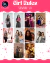 Photocards Girl Rules - Frente e Verso - 9un