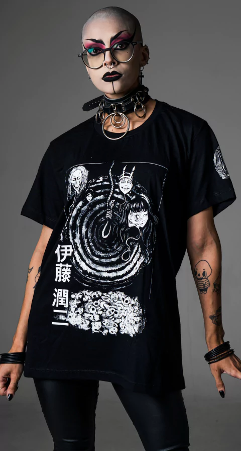 Camiseta Junji Ito - DROP ESPIRAL