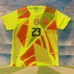 CAMISETA DE ARQUERO DIBU MARTINEZ 2024 !! AMARILLA !!!