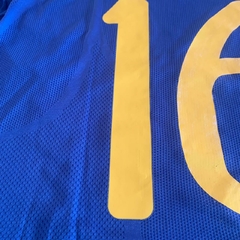 CAMISETA DE BRASIL SUPLENTE MANGAS LARGAS, OLIMPIADAS 2008 UTILERIA PURA ! #16 THIAGO NEVES !! - FUTBOL STORE STAMP