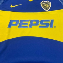 CAMISETA DE BOCA JUNIORS 2003 ! DOBLE TELA ! COOLMOTION !! (ESTAMPA DE JUGADOR OPCIONAL) en internet