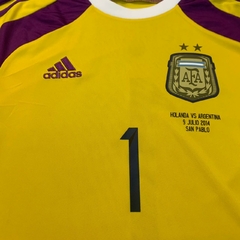 BUZO DE ARQUERO DE ARGENTINA BRASIL 2014 ! Vs HOLANDA ! ROMERO ! HISTÓRICO ! en internet
