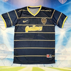 CAMISETA DE BOCA JUNIORS ALTERNATIVA MERCO SUR 1998 !!! AZUL !!! # 10 RIQUELME !!