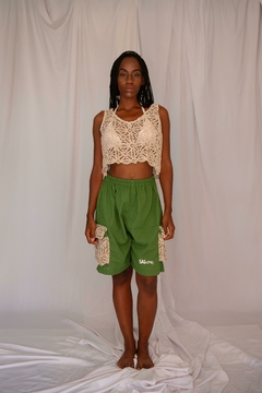 Cropped renda - comprar online