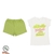 Pijama Infantil Feminino Blusa e Short Have Fun na internet