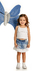 Conjunto de Blusa e Saia Jeans Gabriela Aquarela