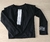 Blusa Manga Longa Preta Feminina