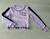 Blusa Cropped Manga Longa Lilás Feminina Infanti - loja online