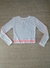 Blusa Cropped Manga Longa Teen