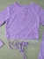 Cropped Manga Longa Teen Feminino Vallen - comprar online