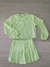 Conjunto Blusa Saia e Colete Matelasse Gabriela Aquarela - comprar online